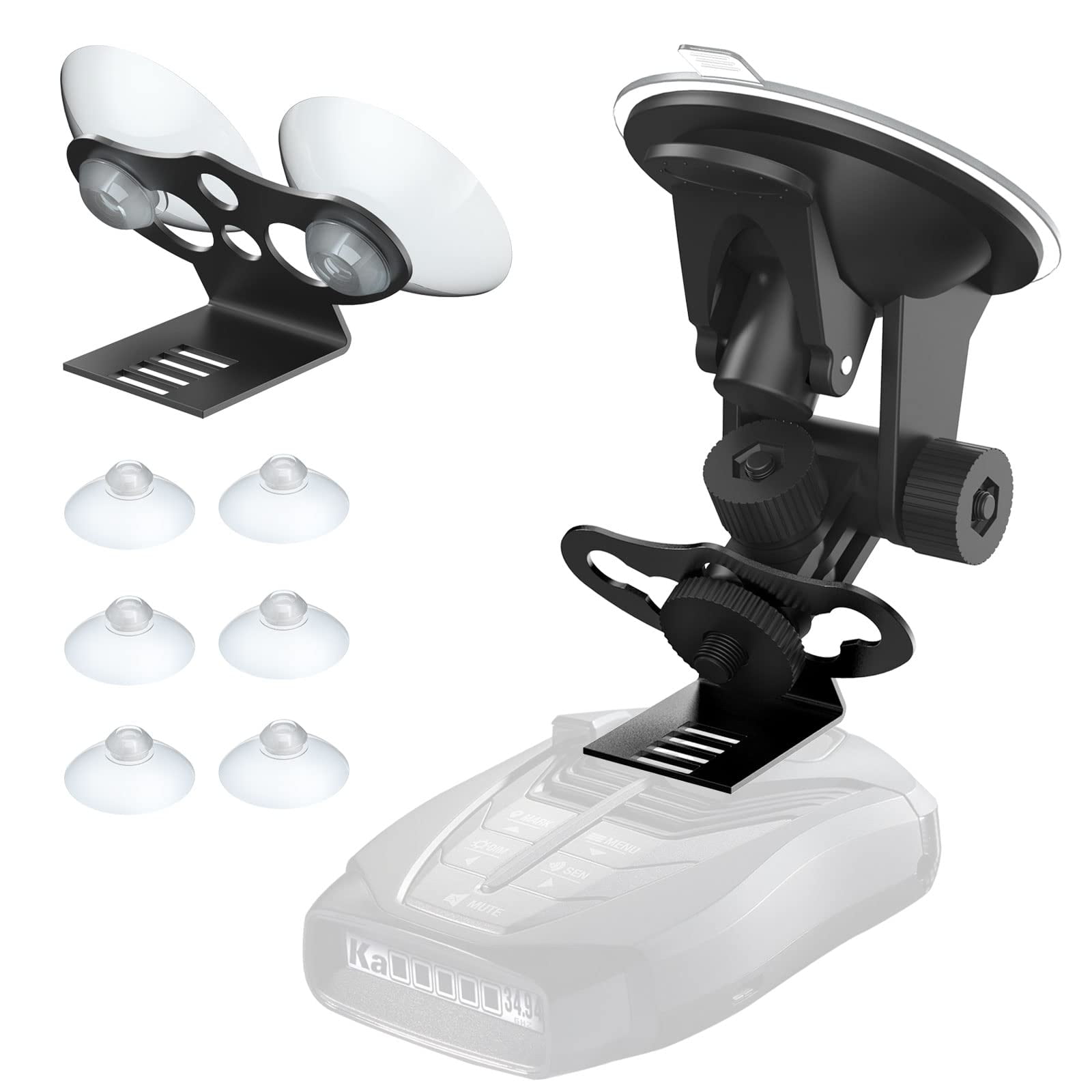 Radar Detector Mount,Windshield and Dashboard Radar Holder,Suction Cup ...