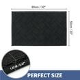 thumbnail image 6 of Floor Hug Indoor Dog Doormat, 20"x32", Non-Slip Front Door Mat for Entrance, Absorbent Resist Dirt Door Rug for Inside, Low-Profile Welcome Mat, Entryway Rug Machine Washable, Black, 6 of 9