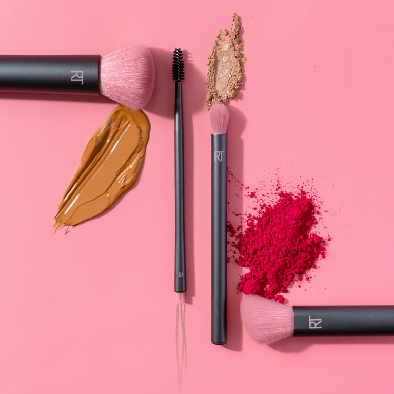 Real Techniques Easy as 123 Makeup Brush Kit, 4 Piece Set 