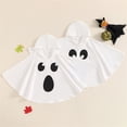 thumbnail image 4 of Coerni Toddler Kids Baby Girl Boy Halloween Clothes Ghost Cloak Hooded Cape Poncho Fancy Party Clothes Outfits 1-4 Years, 4 of 9
