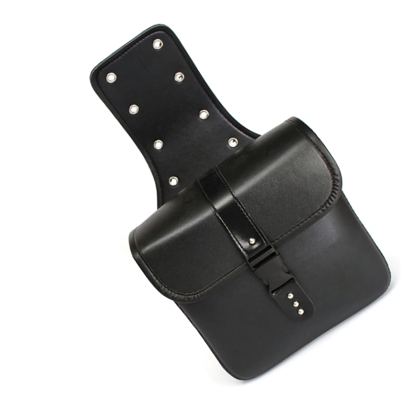 Sacoches Latérales Moto En Cuir Noir – 3 Pièces – Sacoches De Selle JMB – Neuf