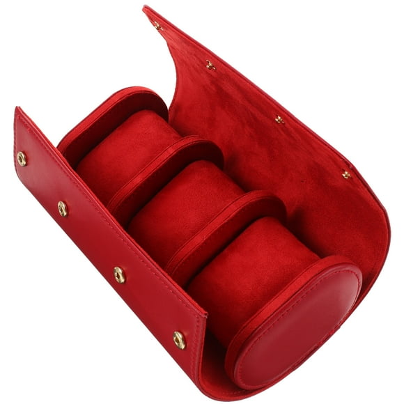 Watch Roll Holder Watch Case Leather Watch Holder Travel Watch Roll Case Watch Organizer