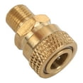 thumbnail image 2 of ACOUTO Quick Connect Female Connector,Brass Adapter Joints,8mm Quick Connect Copper Female Connector  40mpa Pump Adapter Accessories, 2 of 8