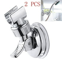 Water Hose Fitting Shower Head Handset Holder Chrome Bathroom Wall Mount Adjustable Suction Bracket