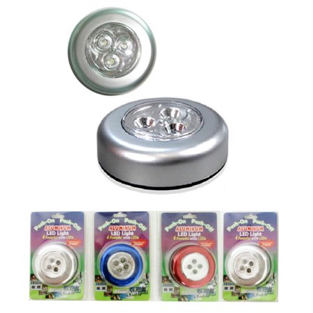 4 Pc LED Touch Night Light Home Kitchen Under Cabinet Closet Push Stick On Lamp - Walmart.com