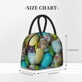 thumbnail image 2 of Yiaed Easter Egg1 Print Lunch Bag Adult Insulated Lunch Box, Leakproof Cooler Food Lunch Containers Reusable High Capacity Lunch Tote Bags-One Size, 2 of 6