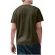 thumbnail image 3 of Blusas y camisas de manga corta y cuello redondo para hombre, estilo casual y moderno, de color liso, con botones, abertura en el dobladillo y manga corta., 3 of 7