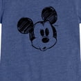 thumbnail image 2 of Disney - Sketch Head Mickey - Toddler Girls Fitted Short Sleeve T-Shirt, 2 of 4