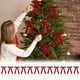 thumbnail image 5 of 12pc Velvet Bow Decoration Wreath Tree Ornament, Bow Decoration Set, Elegant Velvet Accents, Christmas Home Decor, Festive Bow Set, Foldable Design, Metal Frame Accents, for Living Room Decor, 5 of 8
