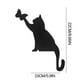 thumbnail image 2 of Decoración de pared de gato negro de Halloween de Harliver, siluetas de gato negro para Halloween, regalos de Navidad para amantes de los gatos, silueta de gato de Halloween colgante, decoración de, 2 of 5