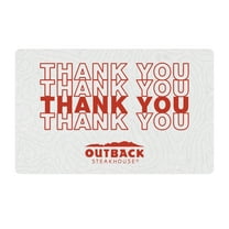 Outback Steakhouse $25 Thank You eGift Card [Email Delivery]