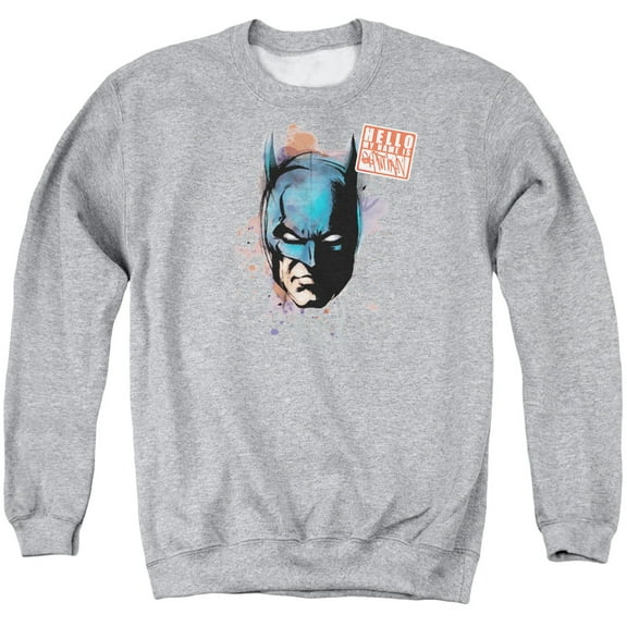 Batman - Hello - Crewneck Sweatshirt - Large