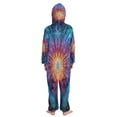 thumbnail image 3 of Vzayyk 4T-14Y Size Aviliable Cozy One-Piece Footless Sleeper Pajama Rainbow Colors, 3 of 8