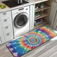 thumbnail image 3 of Rainbow Tie Dye Mandala Pattern Kitchen Rug Mat,Kitchen Runner Rugs Non Skid Washable,Decorative Kitchen Floor Mats for Kitchen,Sink,Laundry,17"x47.2", 3 of 7