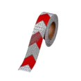 thumbnail image 1 of 25mx5cm Reflective Warning Tape, Reflector Safety Tape For Arrow Orientation, Warning Sign, High Visibility, High Intensity, Arrow In Red And White -, 1 of 5