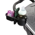 thumbnail image 2 of Nuevo Portavasos para Cochecito Tres en Estante para Almacenamiento Refrigerios para Cochecito Bebé Portabotellas Y Vasos (negro) (Negro), 2 of 9