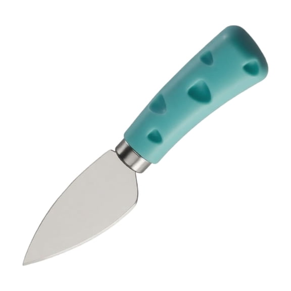 1PC Blue Minibee Stainless Steel Cheese Knife Set Multifunctional Cutlery Suitable for Cutting Cheese Butter Pizza Fruit Steak Ideal for Kitchen Daily Dining Use