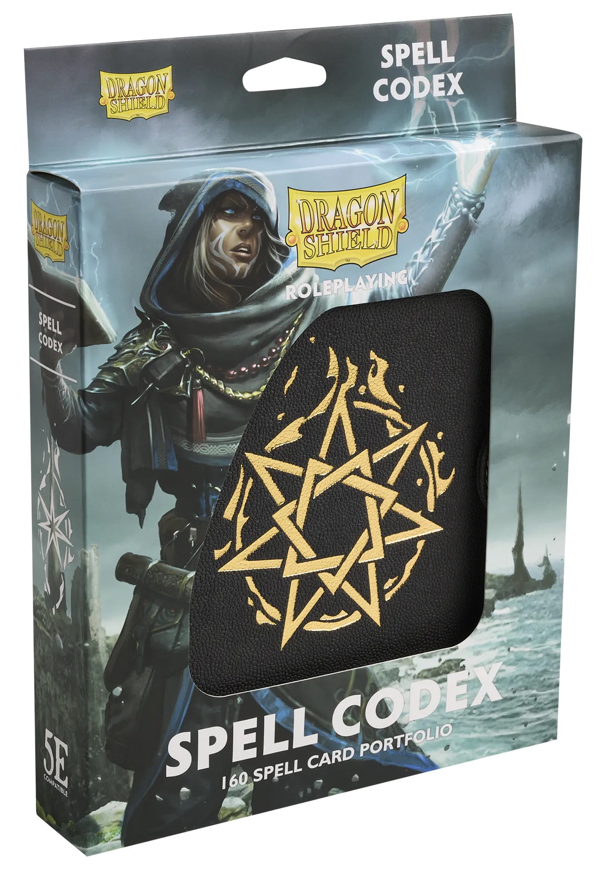 Arcane Tinmen Dragon Shield Spell Codex - Iron Grey New