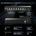 thumbnail image 4 of Switch de red MokerLink de 8 puertos 2,5G con SFP+ de 10G, 4 of 7