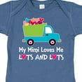 thumbnail image 4 of Inktastic Mimi Loves Me Grandson Truck Boys Baby Bodysuit, 4 of 5
