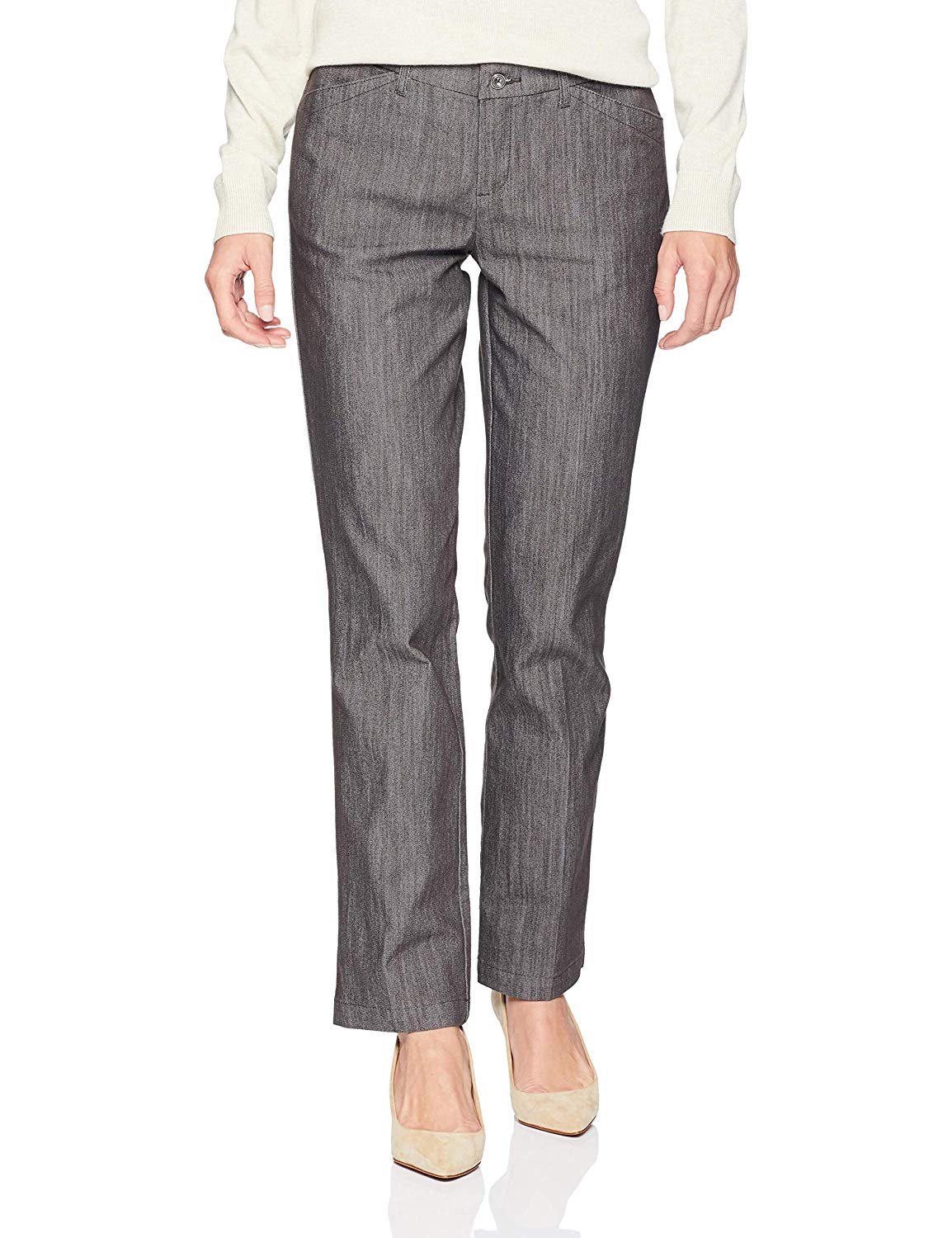 lee women's flex motion regular fit straight leg pant