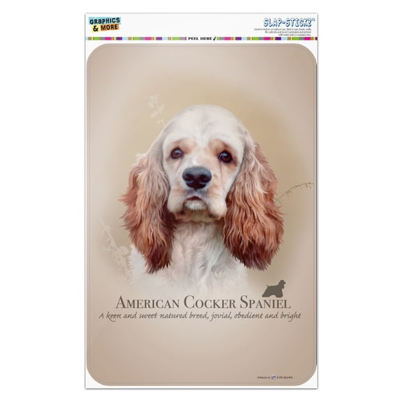 American Cocker Spaniel Dog Breed Home Business Office Sign