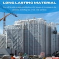 thumbnail image 5 of VBS - Clear Plastic Sheeting - 10 mil - (5' x 100') – Clear Plastic Roll for Spray Barrier, Roll of Plastic Sheeting Heavy Duty, Thick Plastic Sheeting, Polyethylene Film, 5 of 7