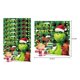 thumbnail image 5 of Juego de decoración de globos para fiestas de Grincs, estola navideña verde y roja, suministros para fiestas de Feliz Navidad, globos de látex, pancartas, banderas para tartas, 5 of 5