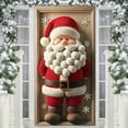 thumbnail image 5 of Zawou Santa Claus Door Curtain Decoration Flag, Indoor and Outdoor Christmas Door Cover, Festive HOLIDAY House and Party Decoration for Seasonal Celebrations, 5 of 7