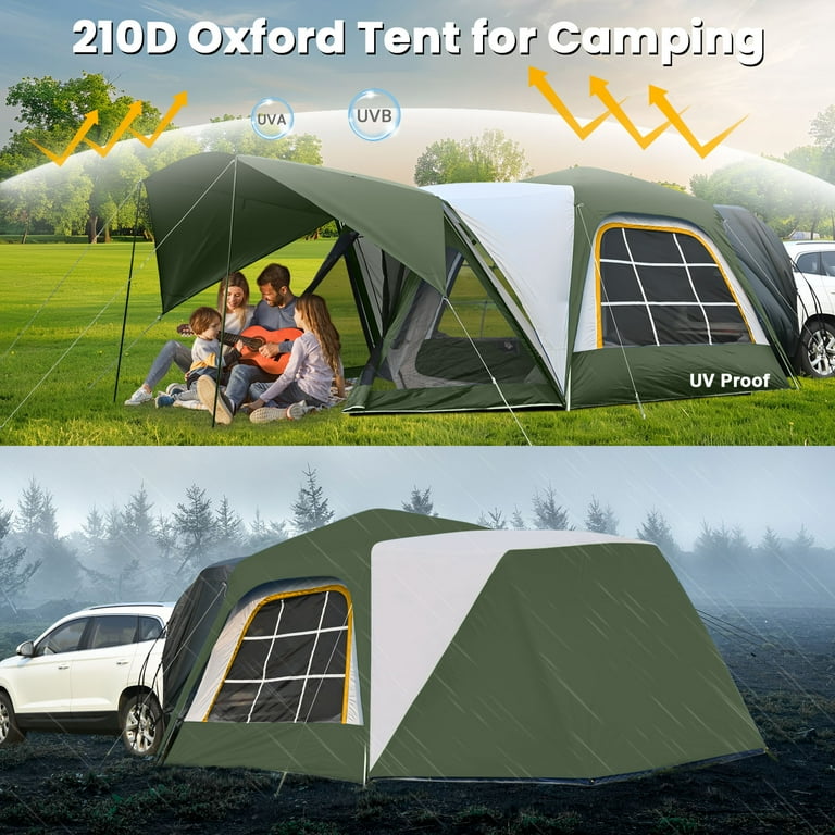 MOPHOTO SUV Tents for Camping 6-8 People, 10x10ft SUV Tent