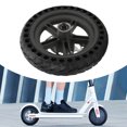 thumbnail image 3 of Scooter Wheel Hub Tire Set, Scooter Tail Wheel Explosion Proof Stretchable High Grip With 120mm Brake Disk For   PRO Electric Scooter, 3 of 8