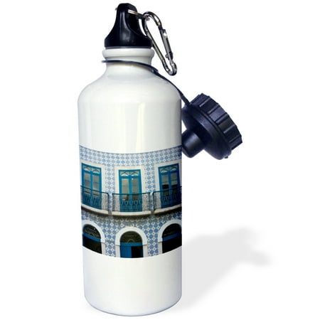 

3dRose Buildings in historic center of Sao Luis Maranhao State Brazil - Straw Water Bottle 21-ounce