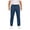 Dark Blue, variant on Bosfbaoi Plus Size Pants For Men Straight Leg Mens Casual Pants Drawstring Elastic Waist Trousers Everyday Wear