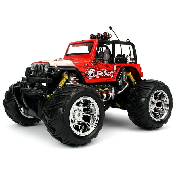 Velocity Toys Graffiti Suv Remote Control Rc Truck 1 16 Scale Big Size Off Road Monster Truck Ready To Run High Quality Colors May Vary