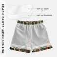 thumbnail image 3 of FORMRS Boys Swim Trunks Quick Dry Mesh Liner Boardshorts Sizes XS-XL, Christmas Holly Bows, 3 of 7