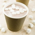 thumbnail image 3 of 8 oz Mocha Pin Check Paper Coffee Cup - Spiral Wall - 3 1/2" x 3 1/2" x 3 1/4" - 500 count box, 3 of 3