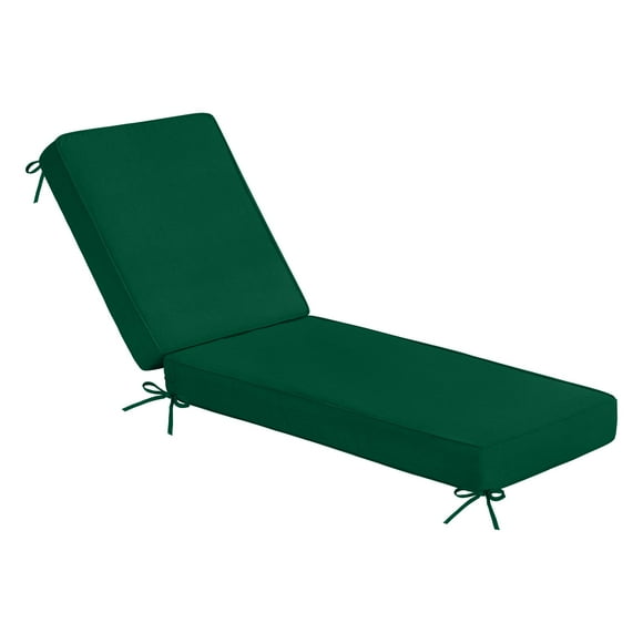 Cojín para Tumbona Sundale Exterior Olefina Verde Oscuro