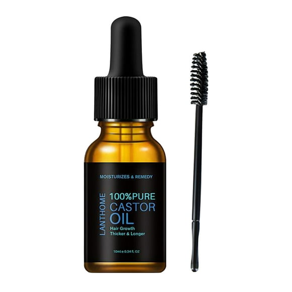 Esencia de cabello de aceite de ricino orgánico para el crecimiento de ñas, esencia de crecimiento de cabello Sunnimix tratamiento capilar suero capilar