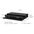 thumbnail image 7 of Yamazaki Home Countertop Drawer with Pull-Out Shelf - Wide, Black, Steel, 7 of 7