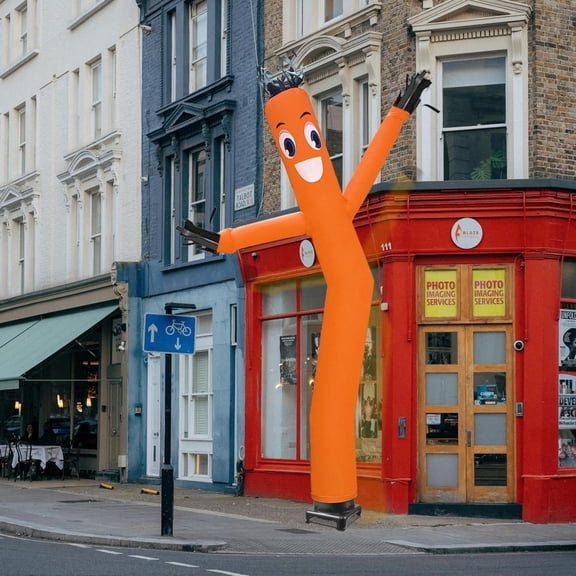 Inflatable Tube Man Set, 20 ft Tall, Wacky Waving Inflatable Dancing Tube Guy Waterproof Blower Fan, for Outdoor Advertising Business Store Party