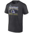 thumbnail image 2 of Men's Fanatics Heathered Charcoal Los Angeles Rams Super Bowl LVI Champions Hometown Game Plan T-Shirt, 2 of 4