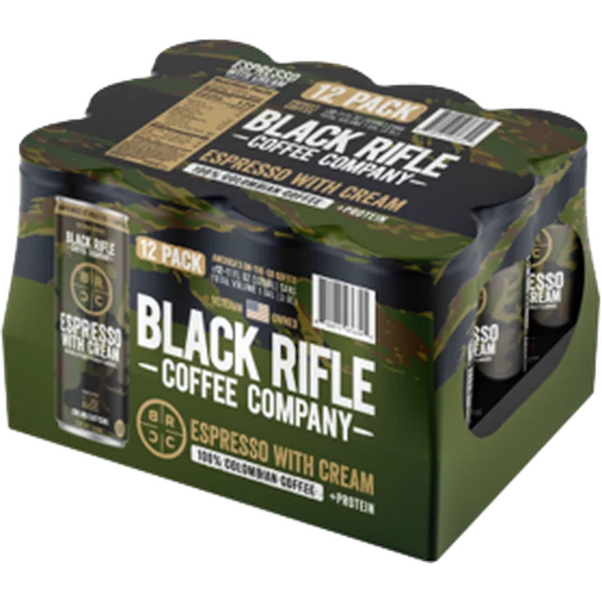 Black Rifle Coffee Company Iced Espresso Triple Shot, Rich Mocha