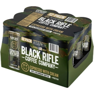 Black Rifle Coffee Company Ready-to-Drink, Iced Espresso with Cream, 11oz, Can, 12 Pk