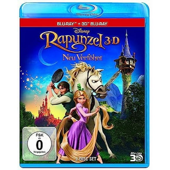 Tangled 3D (2010) (3D & 2D) [ Blu-Ray, Reg.A/B/C Import - Germany ]