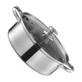 thumbnail image 2 of Guardoinrt Table With Stainless Steel Yuanyang Hot Double Handle Thickened Soup Pot Family Hotpot For Chinese Style Hotpot, 2 of 6