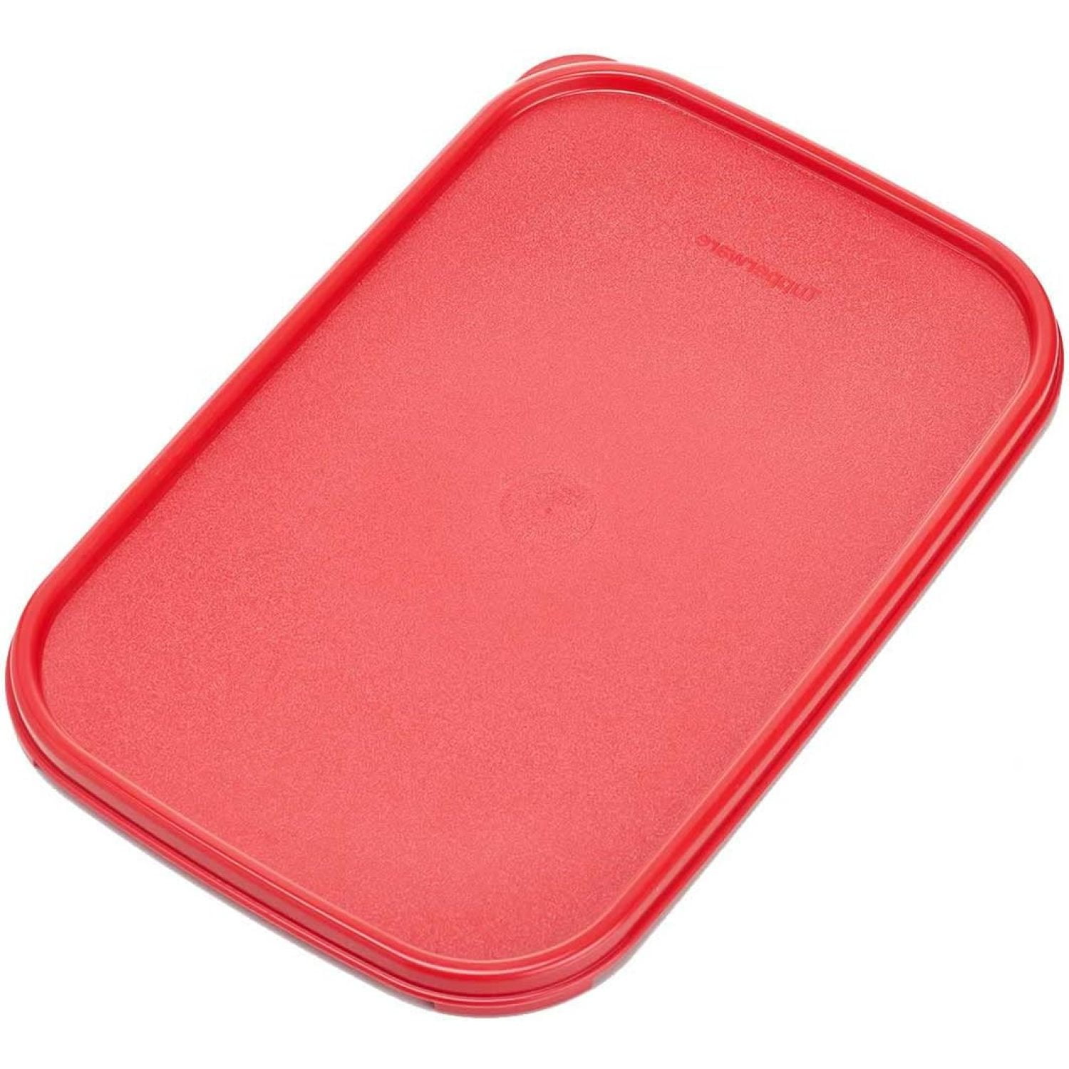 Tall Tupperware Modular Mates 12-1/4 Cup Oval Container 1615 & Red Seal Lid  1616 