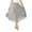 Gray, variant on Kaerm Women Sheer Ballet Wrap Skirts Solid Color Flowy Skirts Lace-up Apron Dance Skirts Lake Blue One Size