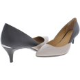 thumbnail image 2 of Calvin Klein Women's Patna Patent Pointed Toe Dress Heel Shoe Beige Size 6.5, 2 of 2
