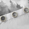 thumbnail image 4 of Feelyou Grey Pine Tree Black Out Curtains, Rustic Nature Curtains Pack of 2 (42x63 Each), 4 of 6
