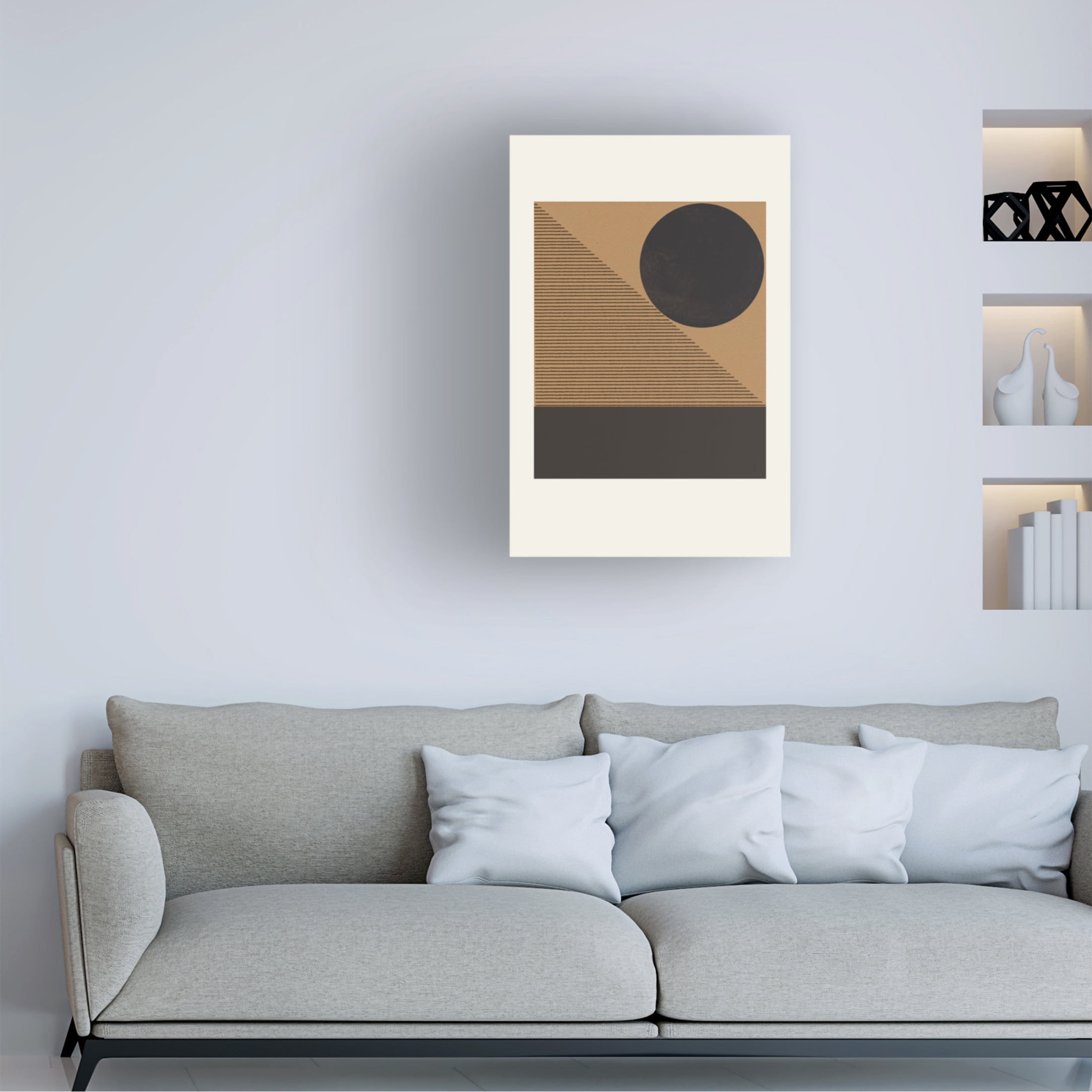 Trademark Fine Art THE MIUUS STUDIO Composition VII Canvas Wall Art